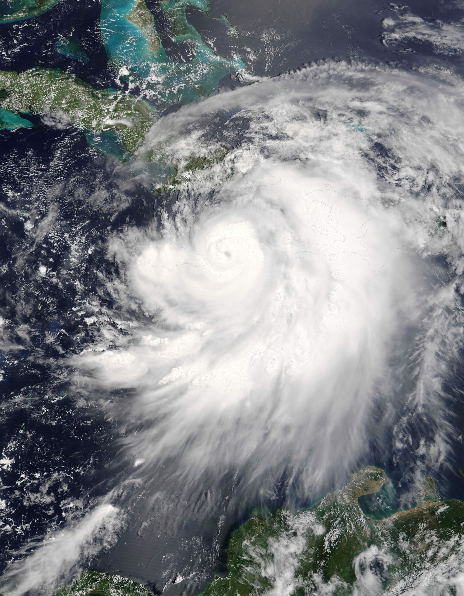 Satellite storm imagery